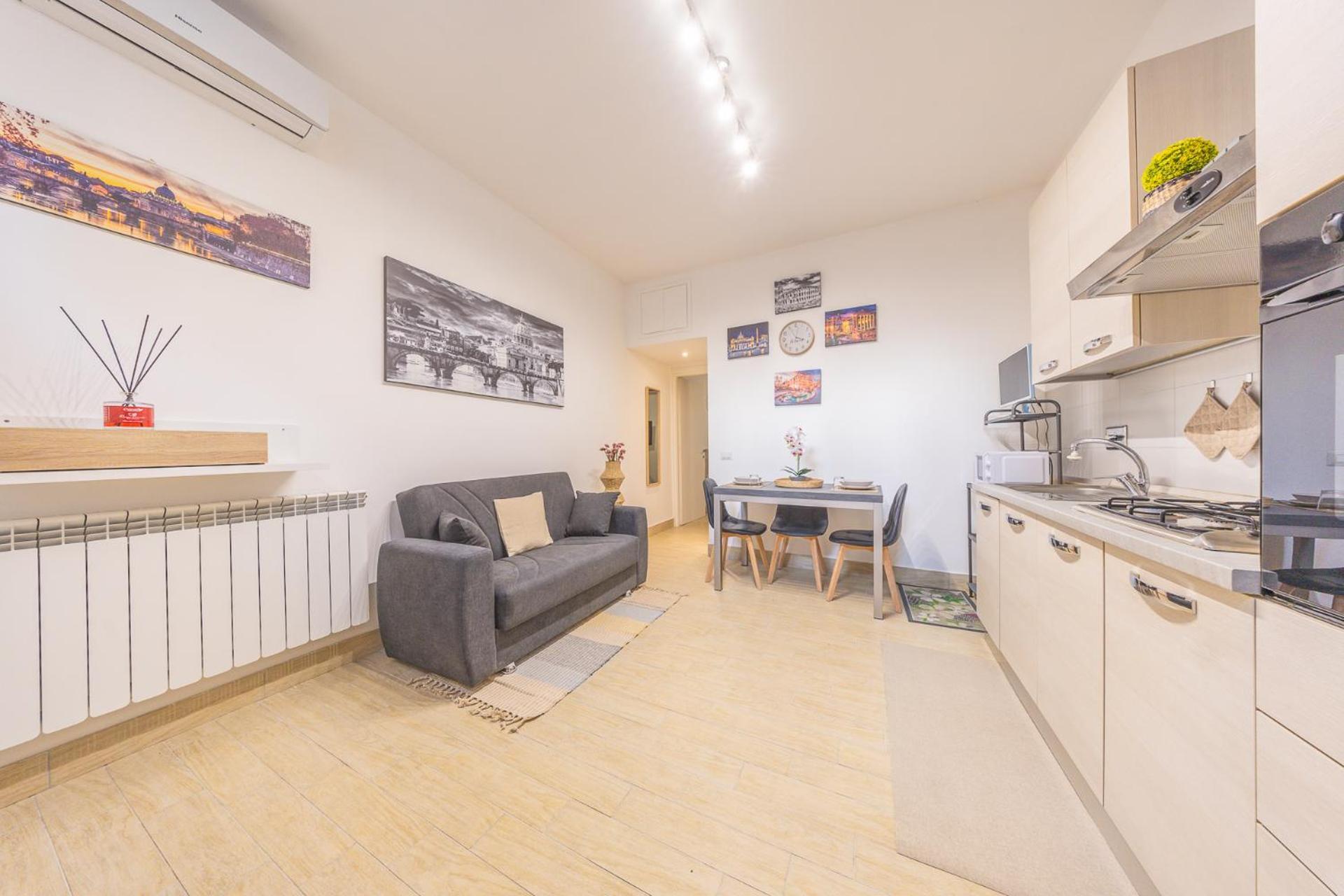 Bilocale Indipendente Con Terrazzo Esclusivo A Due Passi Dalla Metro Di Apartamento